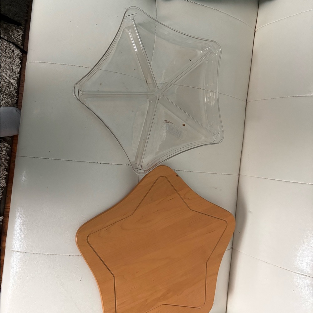 Longaberger Shining Star Holiday lid & - protector #45161